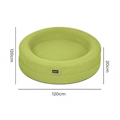 Orthopedic Memory Foam Dog Sofa 120x120x20cm