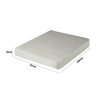 Single Mattress Protector Pillowcases Single Grey