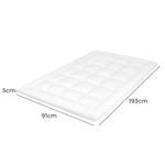 Versatile Mattress Topper Pillowtop Cover Protector Single