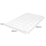 Contemporary Mattress Topper Pillowtop Cover Bed Protector Queen