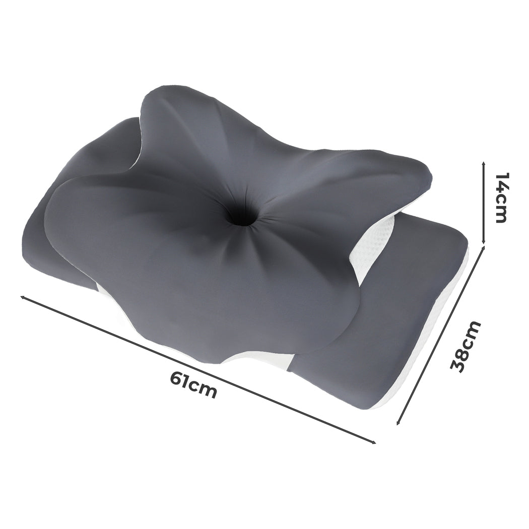 Ergonomic Cervical Neck Pillow Side Back Sleepers | HomeAndL - 4