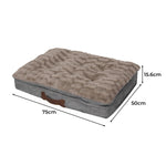 Dog Calming Bed Pet Cat Removable S Khaki Small