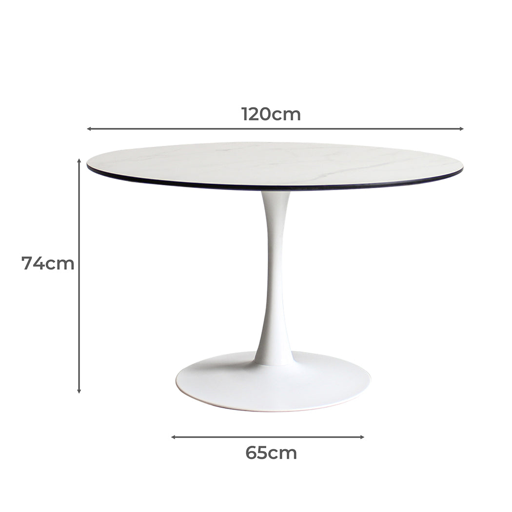 Versatile Dining Table Kitchen 6 Person  Soft Cushion Classic