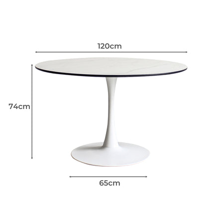 Versatile Dining Table Kitchen 6 Person  Soft Cushion Classic