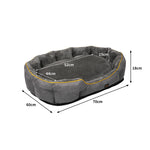 Electric Pet Heater Bed Heated Mat Cat Dog Heat Blanket Removable Cover S/M