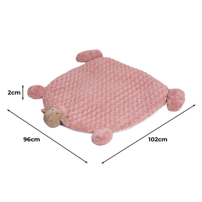 Pet Bed Cat Calming Beds Dog Squeaky L Pink Large