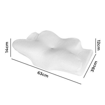 Cervical Memory Foam Neck Pillow Cooling | HomeAndLiving - 4