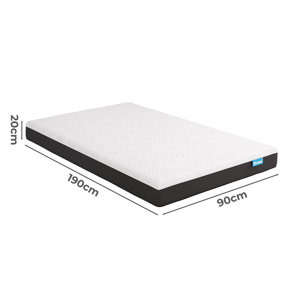 Versatile Mattress Gel Memory Breathable Single  Multipurpose Use