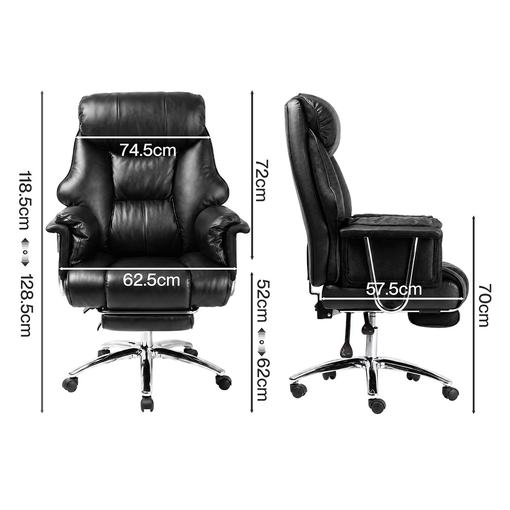 Ergonomic Gaming Chair With Footrest