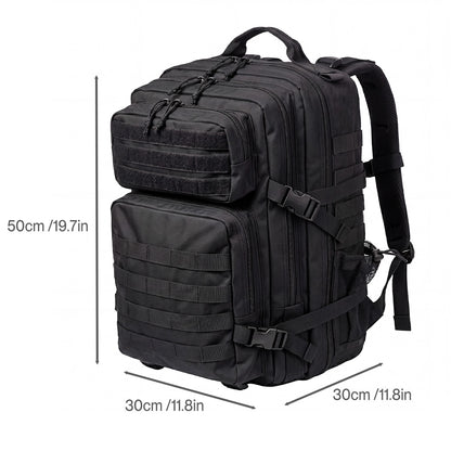 Slimbridge 45L Military Tactical Backpack Rucksack Hiking Travel Bag Black