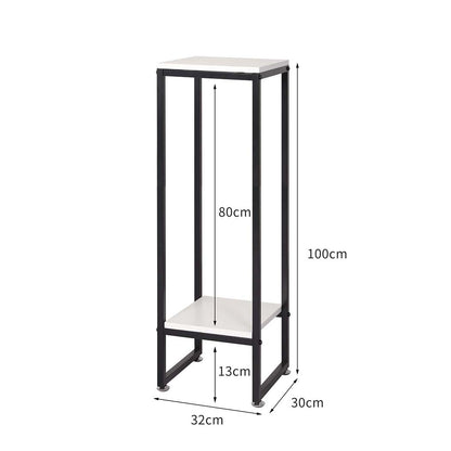 Plant Stand Garden Home Outdoor White Large
