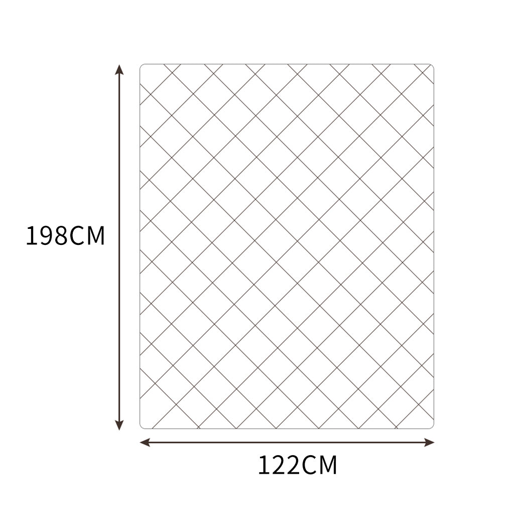 Weighted Blanket Heavy Gravity Mink - 9KGS