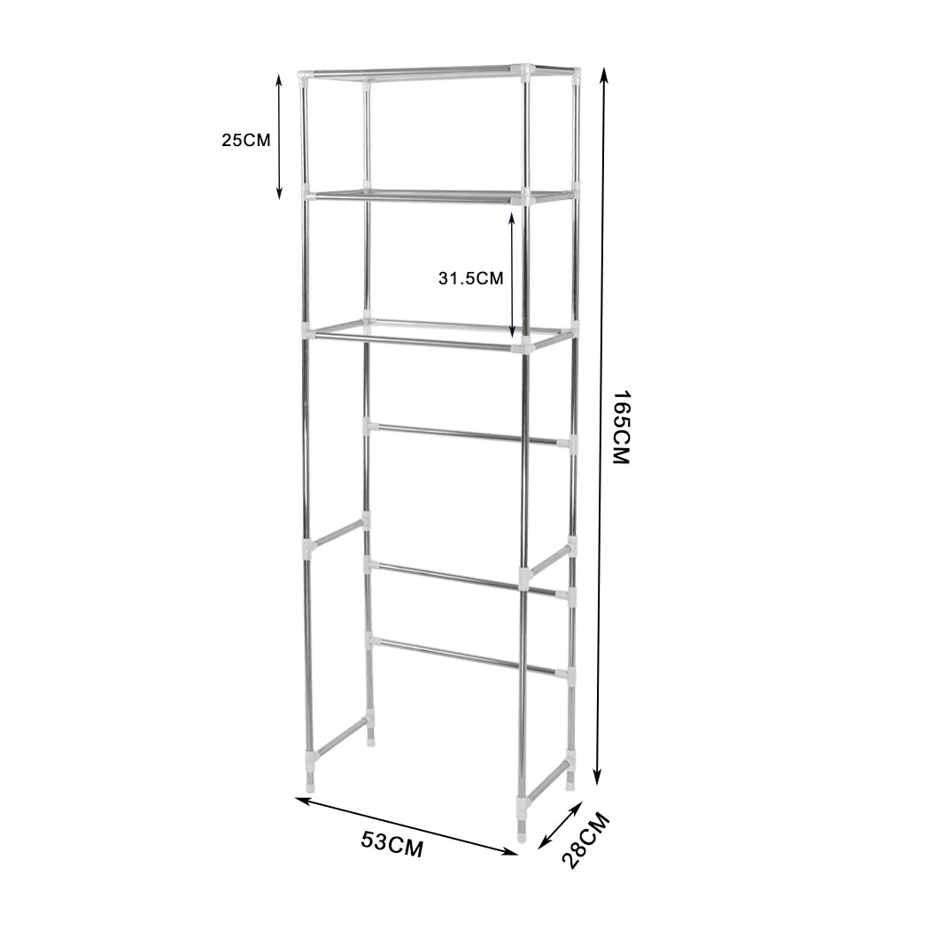 3-Tier Over Toilet Storage Shelf Rack