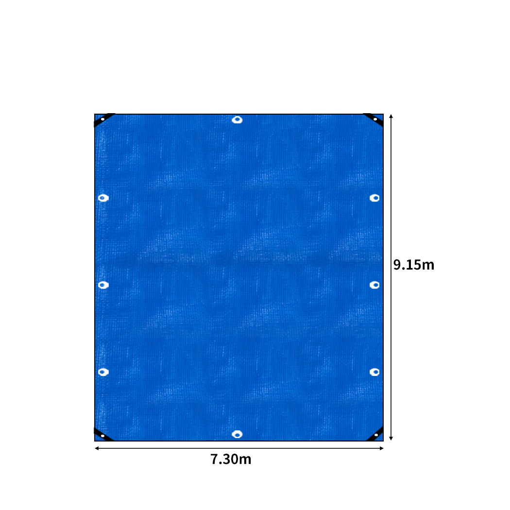 Heavy Duty Tarp Blue 200GSM 7.3x9.15cm