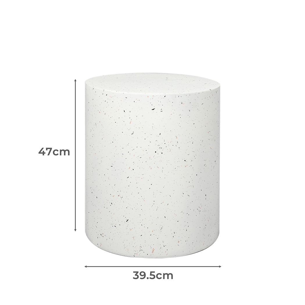 Round Side Table Terrazzo 39.5x39.5x47cm