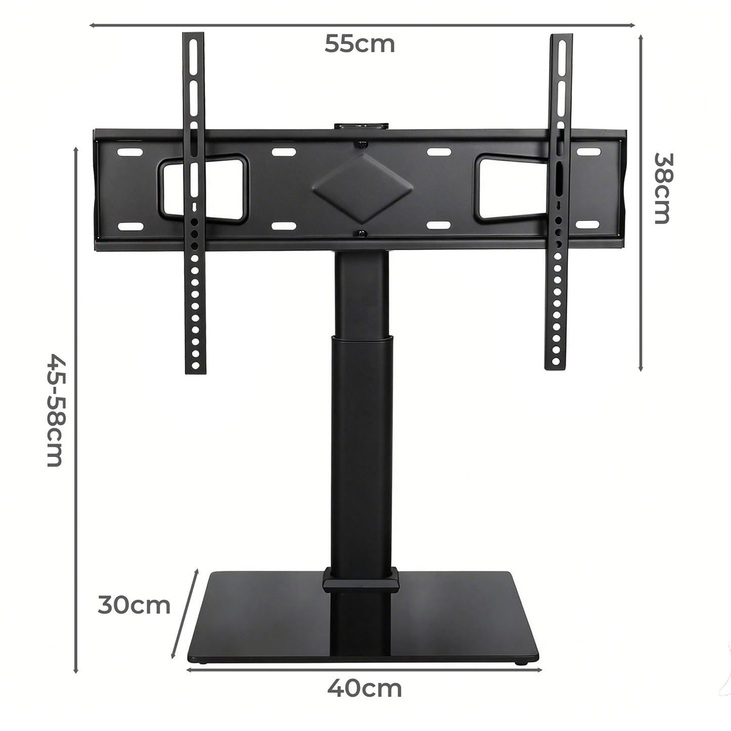 Tv Stand With Adjustable Mount 40x30x0.8cm