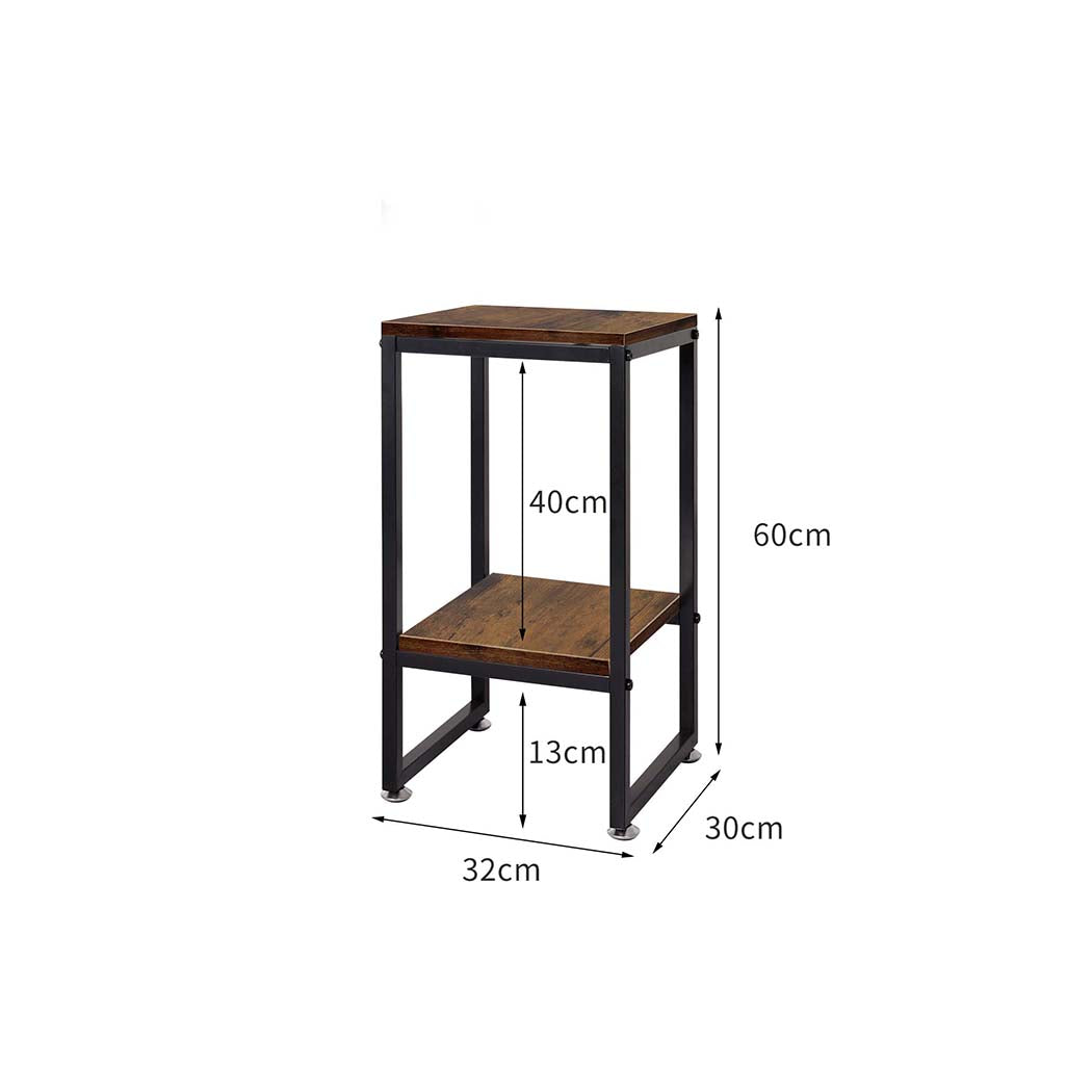 Plant Stand Garden Home Decor Oak Small