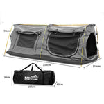 King Single Swag Camping Swags Grey