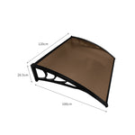 Window Door Awning Outdoor 1M X 1.2M Brown 1x1.2M