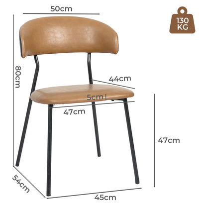 Pu Leather Lounge - Brown
