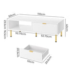 Minimalist 110cm Coffee Table  Multipurpose Use Classic Durable