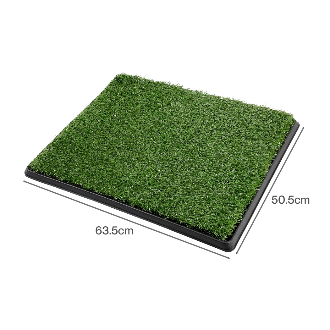 Dog Potty Tray Washable Grass Mat Training | HomeAndLiving