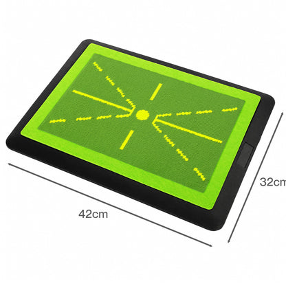 Golf Hitting Mat Swing Feedback 42x32x1.5cm