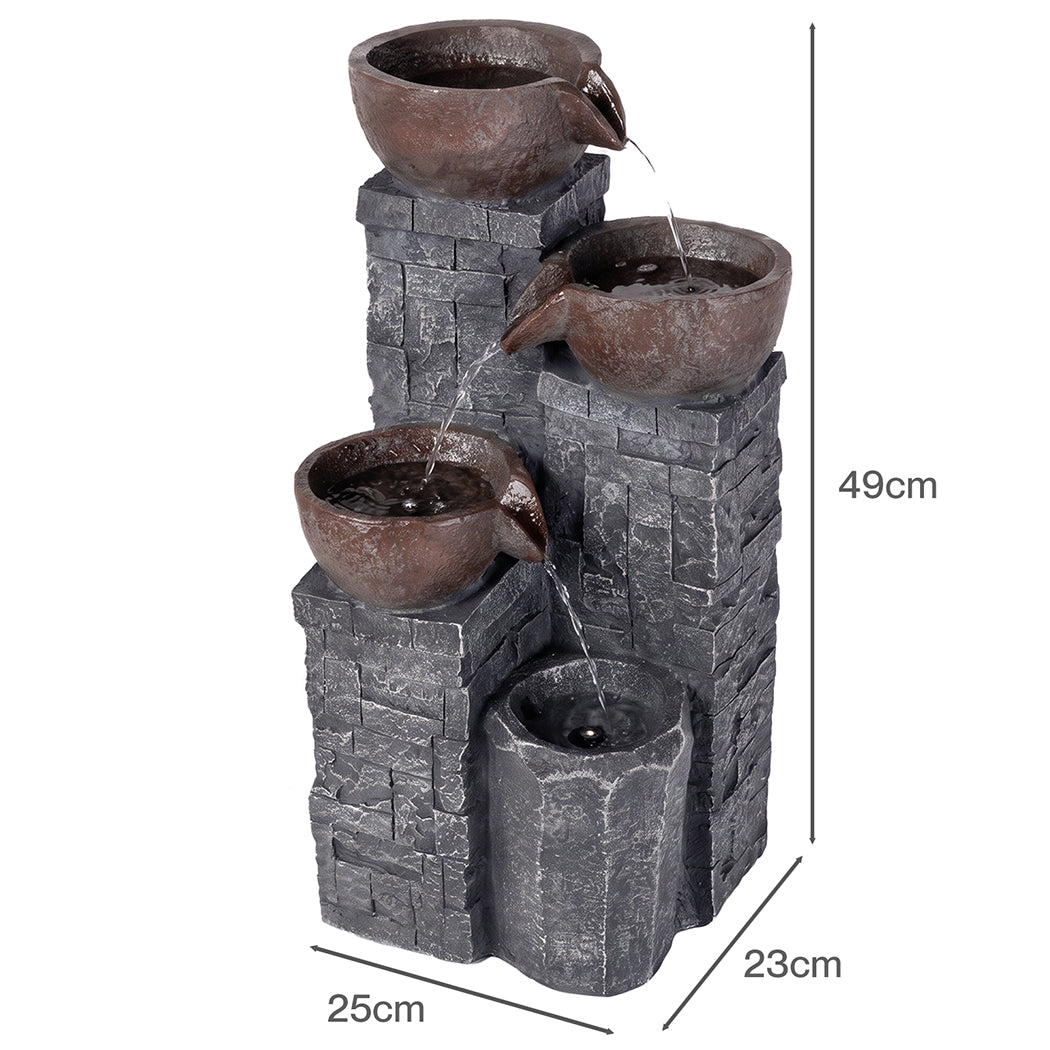 Adjustable Grey - Grey 25x23x49cm
