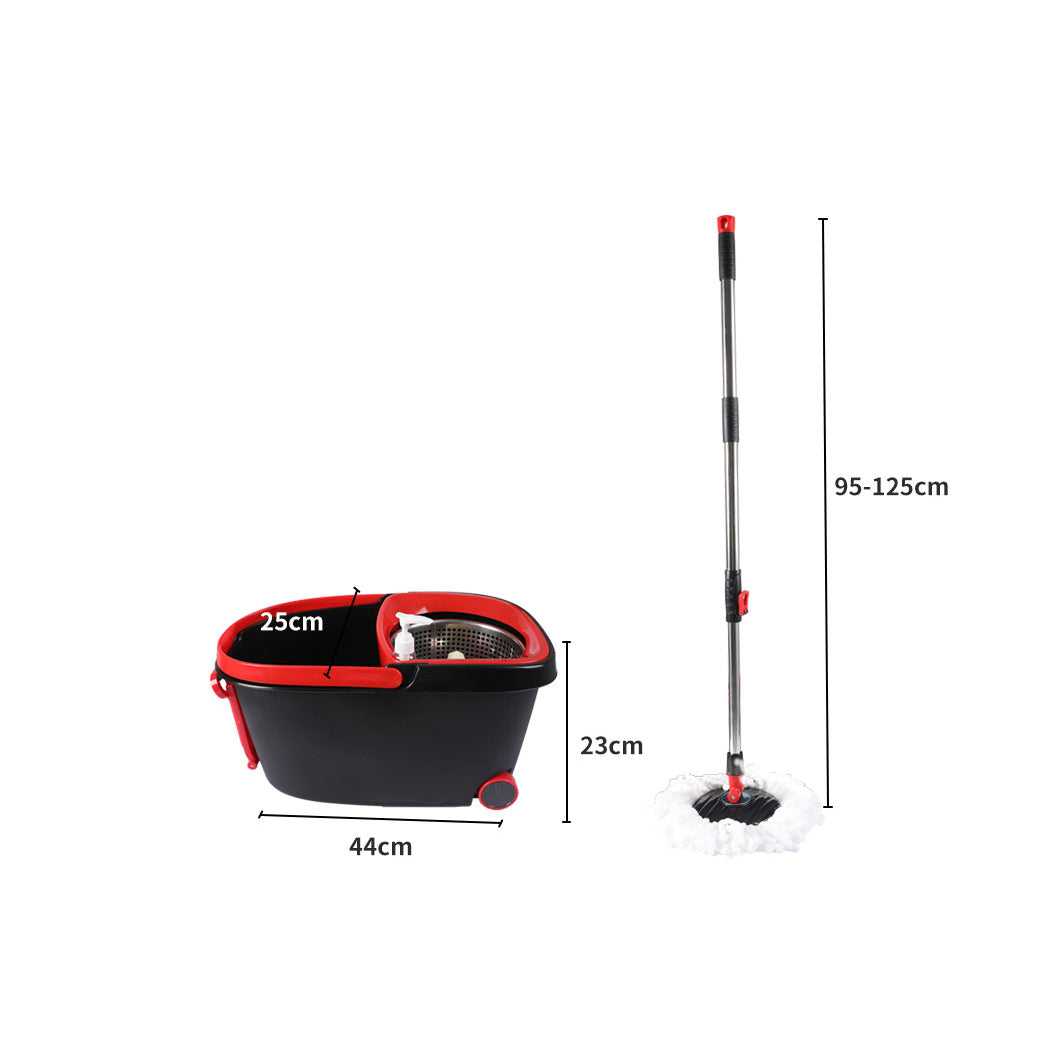 Cleanflo Spin Mop Bucket Set 360 - Black