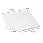 Corner Floating Wall Shelves 2 Pack White | HomeAndLiving