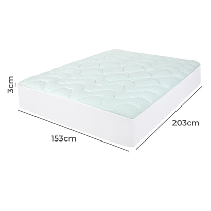 Memory Foam Mattress Topper Pillowtop 203x153x3cm