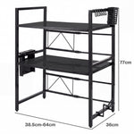 3 Tier Microwave Shelf Adjustable Kitchen Rack | HomeAndLivi