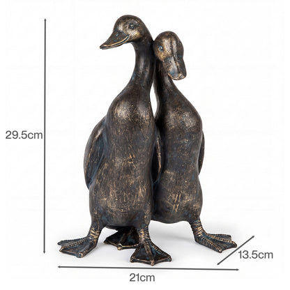 Levede Duck Garden Ornament Resin Garden Statue Home Craft Sculpture Decor Gift