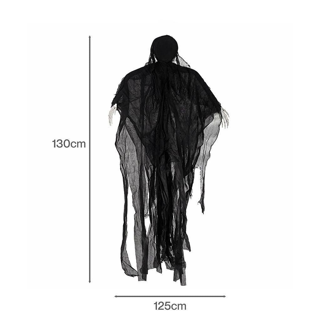 Grim Reaper Decoration Black 130x6x46cm