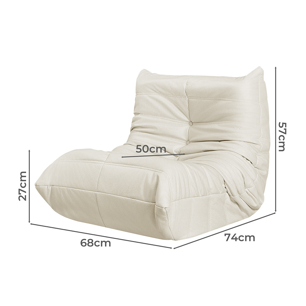 Modern Kids Floor Chair Foam Sofa Replica Single Lazy Recliner