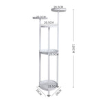 Plant Stand Outdoor Indoor Flower White Large