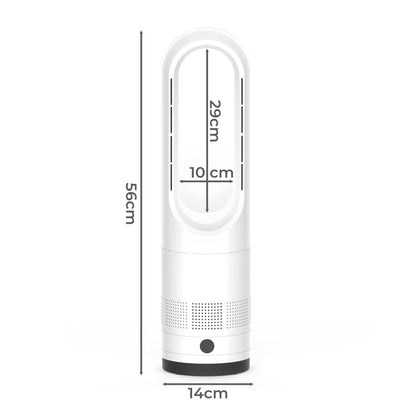 Versatile Bladeless Tower Fan 2 In 1 Cooler & Heater Fan  Premium