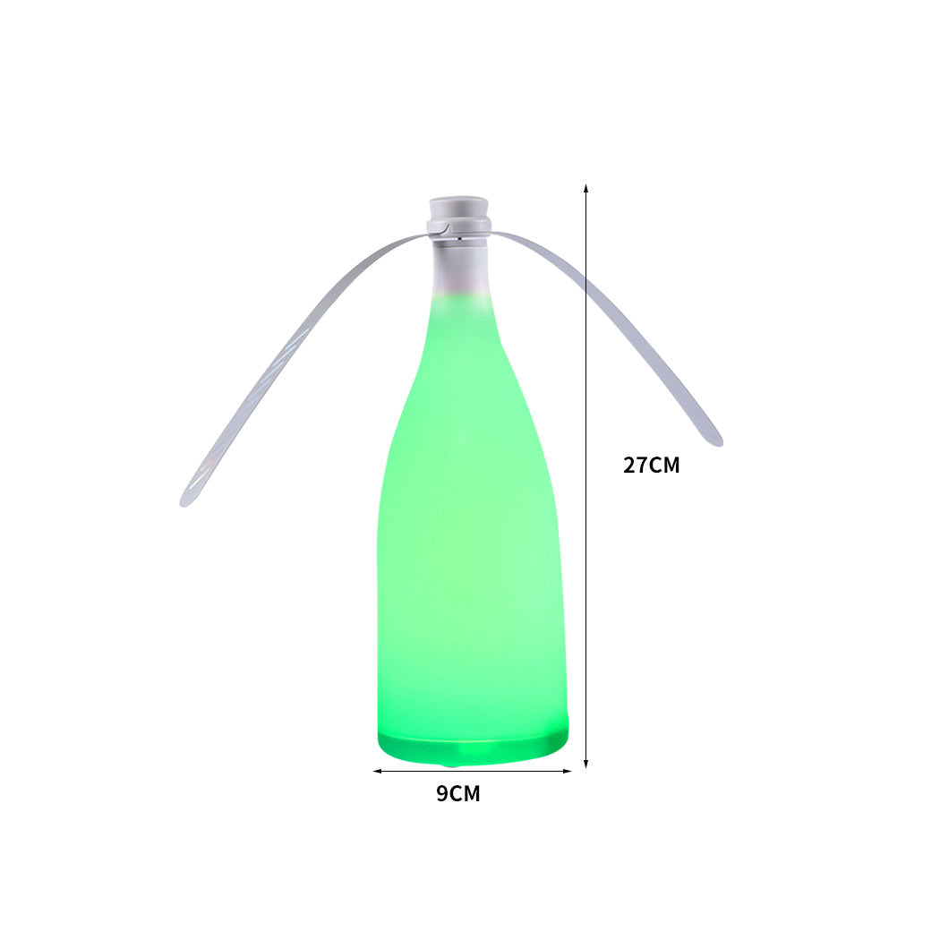 LED Repellent Fly Fan Entertaining Green