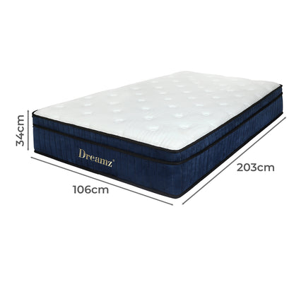 King Single Mattress 7 Zone Support 203x106x34cm