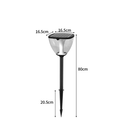 LED Solar Powered Garden Lights 80cm Medium
