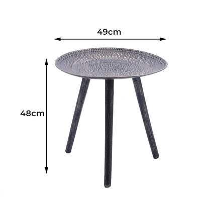 Side Table Coffee Bedside End Bronze