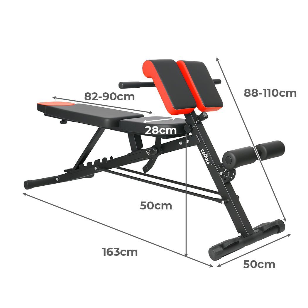 Adjustable Weight Bench Multi Purpose 163x50cm