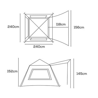 Instant Pop up Camping Tent