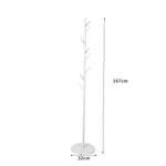 Coat Rack Hat Clothes Stand Hanger White