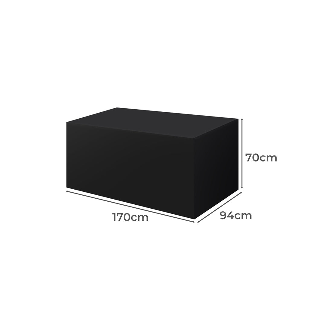 Compact Outdoor Furniture Cover Garden Black 10cm Extension  Premium