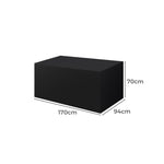 Compact Outdoor Furniture Cover Garden Black 10cm Extension  Premium
