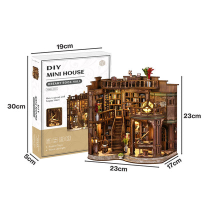Vintage Library Kit Walnut 23x17x23cm