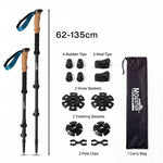 Trekking Poles Adjustable Lightweight Carbon | HomeAndLiving