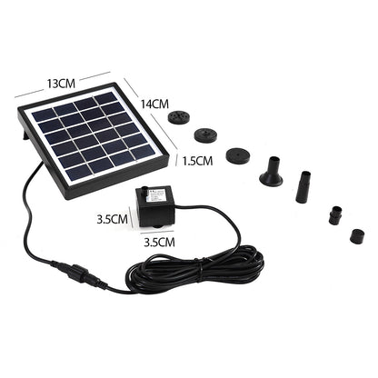 Solar Powered Water Fountain Pump