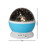 LED Star Projector Light Galaxy Starry Blue